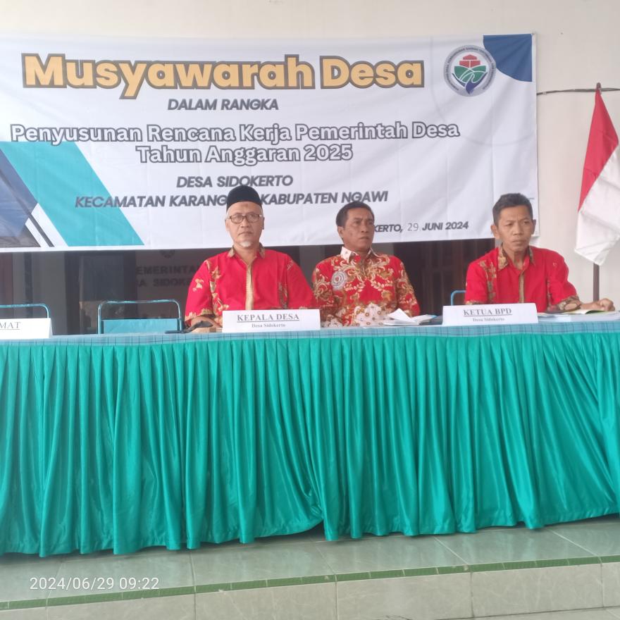 Penyusunan Rencana Kerja Pemerintah Desa Tahun Anggaran 2025